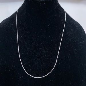 Vintage STG solid Sterling Silver Chain Necklace